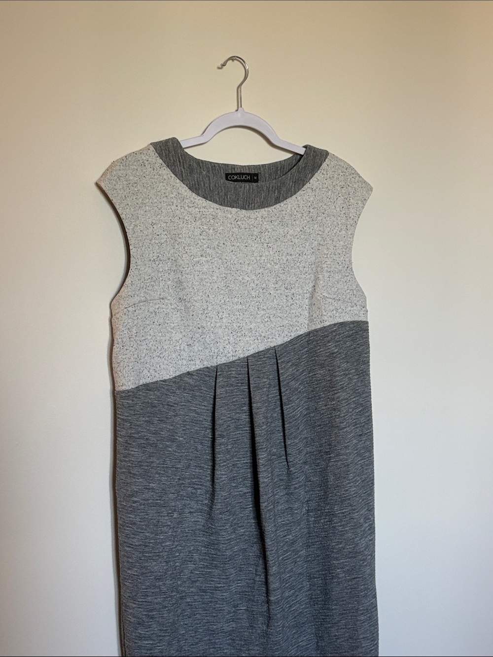 Grey Asymmetrical Cokluch Dress Medium . - Picture 7 of 7